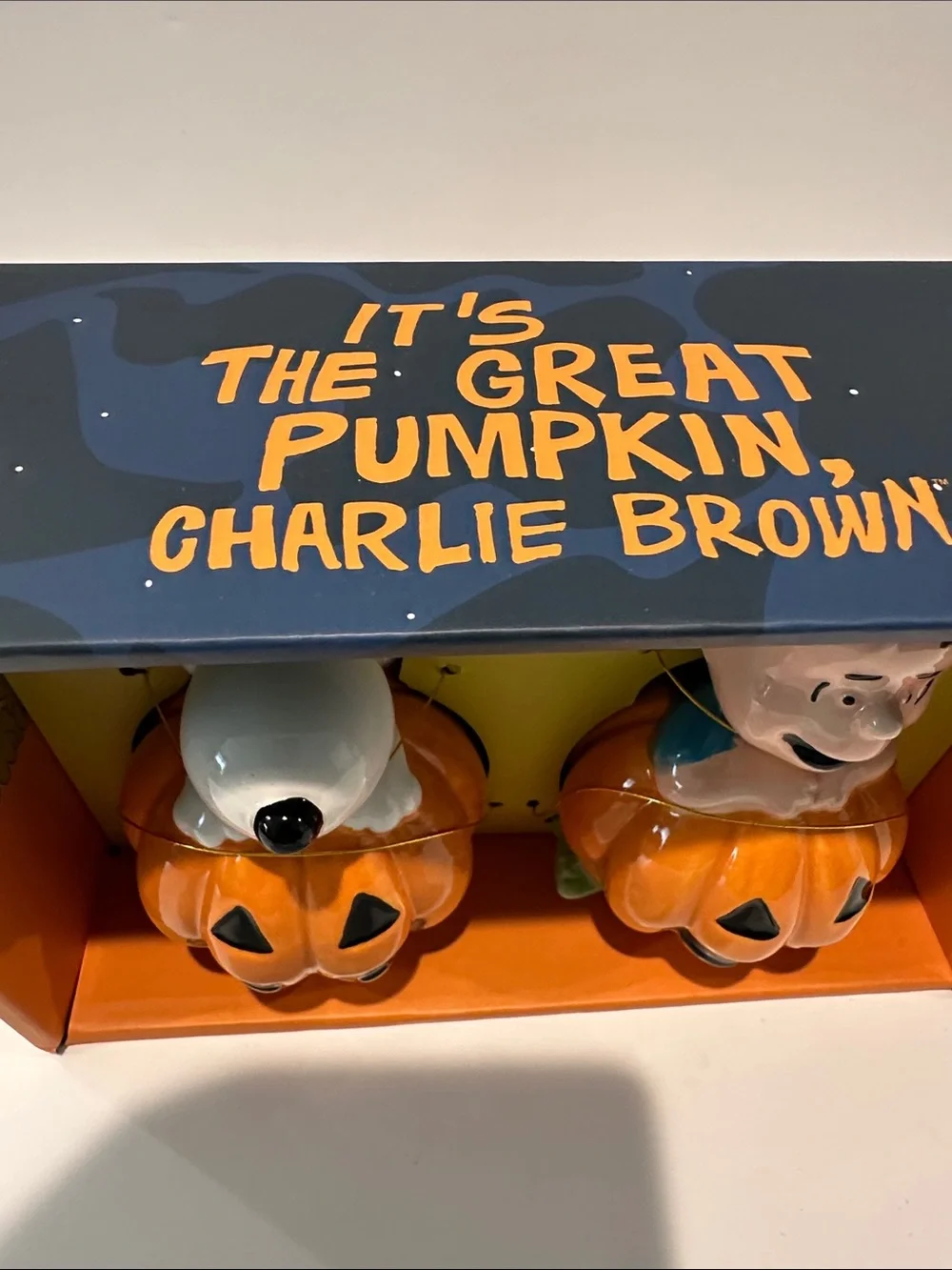 Peanuts It’s a Charlie Brown Hand Painted Ceramic Salt & Pepper Shakers.